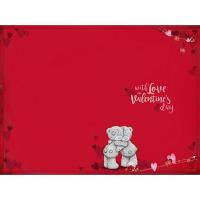 Tatty Teddy Sat On Bench Me to You Bear Valentine's Day Card Extra Image 1 Preview